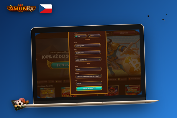 AmunRa Casino strategie: týdenní revize záznamu sázek na notebooku s šálkem čaje
