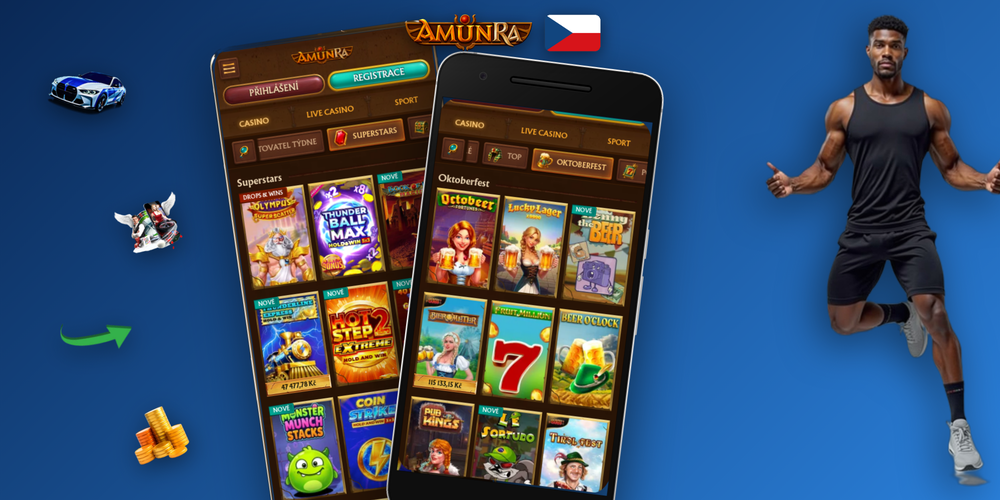 Spokojení hráči hodnotí AmunRa Casino app průměrně 4,7 z 5 hvězdiček