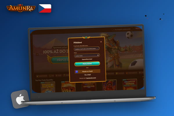 KYC ověření totožnosti při registraci v AmunRa Casino – doklad a vyplněný formulář