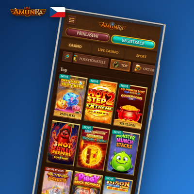Živé stoly s krupiéry v HD streamu přímo v aplikaci AmunRa Casino