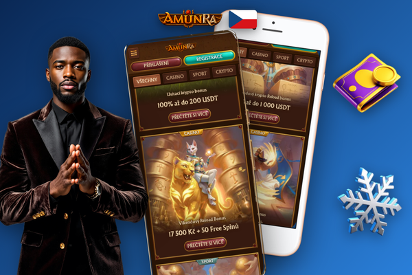 Rozhraní pokladny AmunRa Casino s vyplněným polem pro promo kód GIFTCZ7