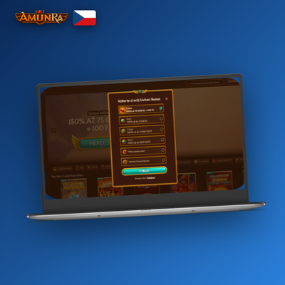Vytvoření účtu v AmunRa Casino pomocí e-mailové adresy a potvrzovacího odkazu
